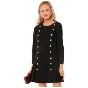 Tuckernuck‎ XS Black Whitney Military Style Dress NEW